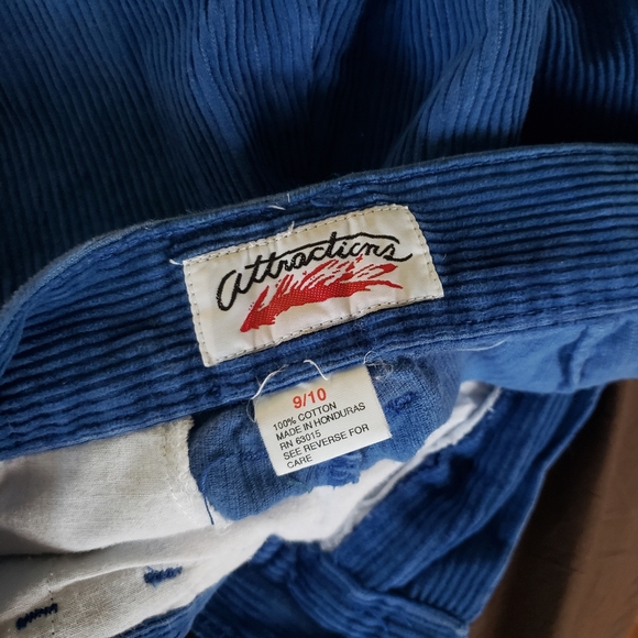 Vintage blue corduroy shorts - Picture 4 of 4